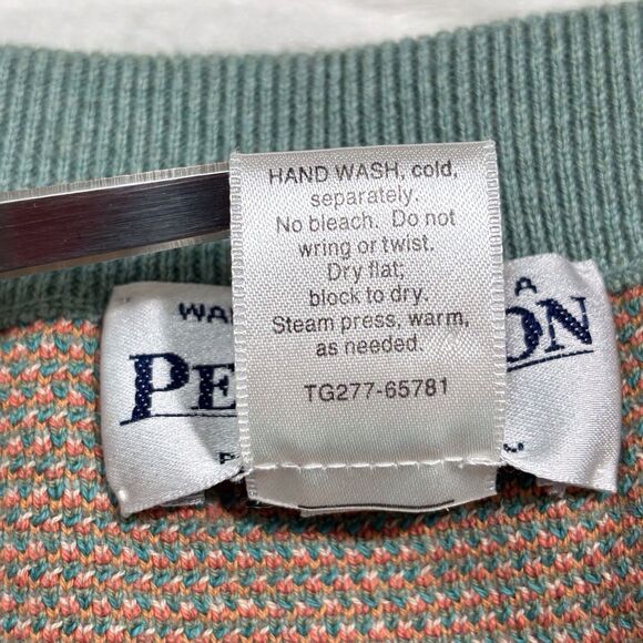 Pendleton Southwestern Maxi Sweater Skirt Women's Large Green Aztec Embroidered - Picture 7 of 7